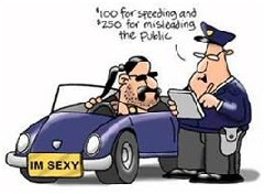 Funny Police Speed Gun