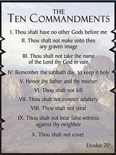 What are the Commandments?