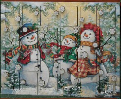Snowman Advent calendar