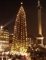 Advent in Trafalgar Square, London