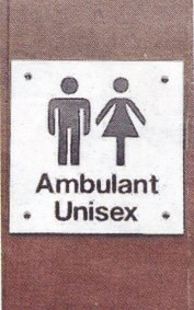 Toilet for Ambulant Unisex