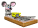 The second mouse gets the cheese