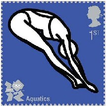 London Olympics 2012 Stamps Aquatics