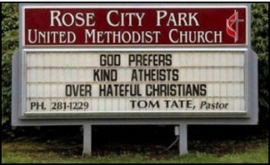 Funny Church Sign