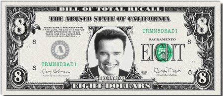 Arnold Schwarzenegger funny money
