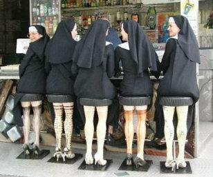 Nuns on Stools