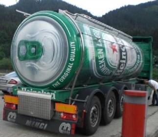In with beer can