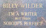 Billy Wilder Tombstone