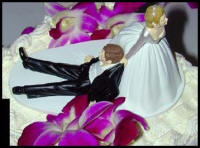 funny wedding cake picture