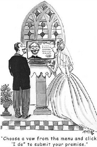Funny bride cartoons