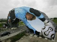 5-a-side Football on freeway