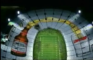 Budweiser advert stadium - Video