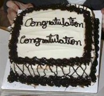 Cake Congratulations - three times