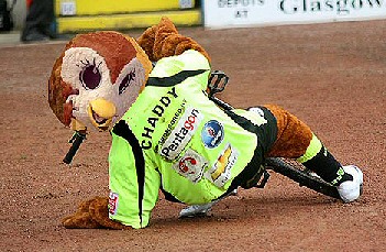 Owl Mascot injured in warm up