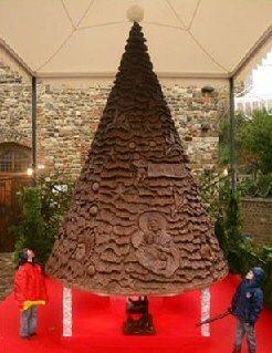 Huge Chocolate Christmas Tree