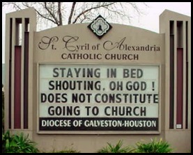 Funny Church Sign