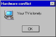 Computer Hardware Conflict - Error message