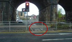 Cycle route peters out