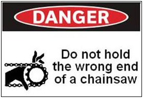 Danger Chainsaw