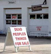 Dead people's things for sale