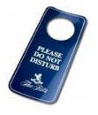 Don't disturb sign