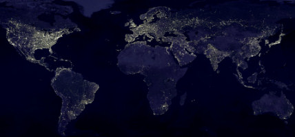 Earth at Night - View from Space