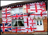 William Hodgson's England flag mania