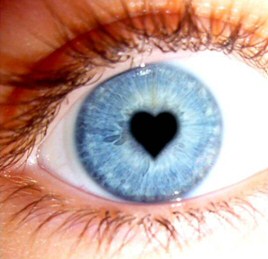 Valentine's love in the eye