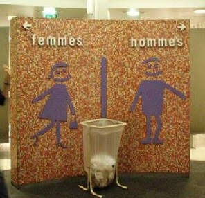 Toilet discipline for men
