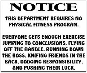 Funny Fitness Regime
