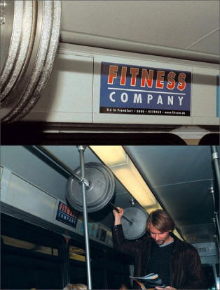 Fitness training - on a bus