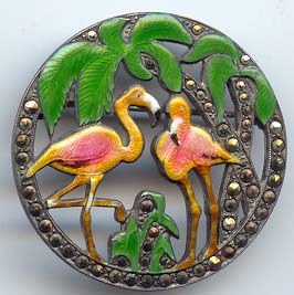 Flamingo Brooch