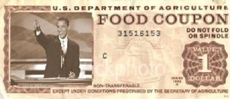 Fake food coupon Obama Barack 