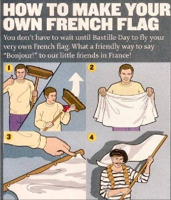 How to make a French flag