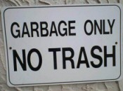 Funny Garbage - No Trash