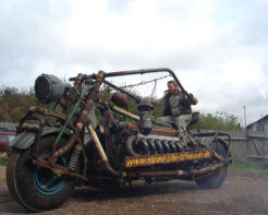 Strange Giant Motorbike