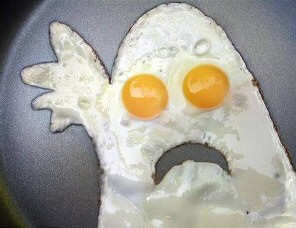 Funny Halloween breakfast