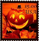 American Halloween Postage Stamp 2009