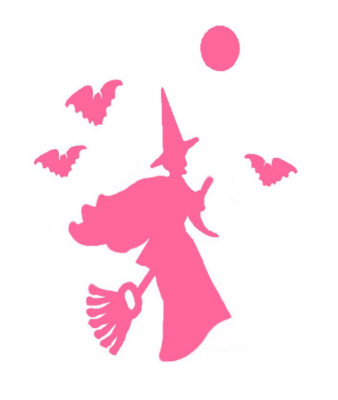 Halloween Stencil Witch