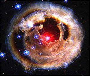 Photo taken by hubble space telescope