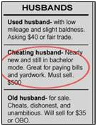 Husband for sale