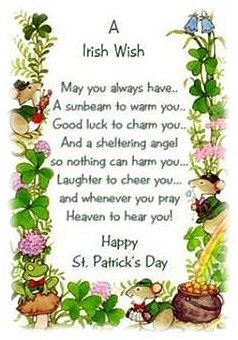 Irish Road Blessing and Irish Toasts for St Patrick's Day - Funny Jokes Irish Road Blessing and Irish Toasts for St Patrick's Day - Funny Jokes