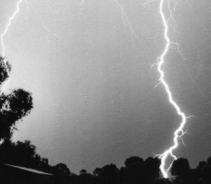 Lightning in Australia