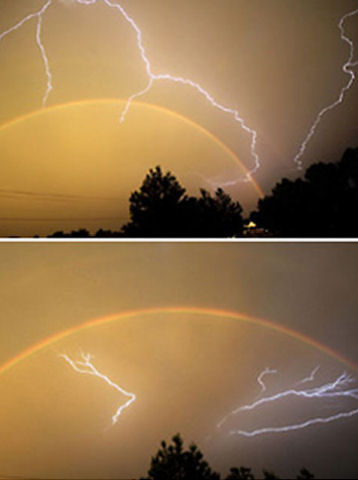 Lightning and Rainbow