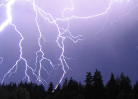 Lightning strikes twice. Amazing coincidence