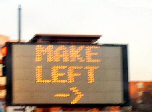 Funny Make Left Sign