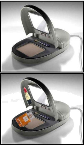 Make up mirror in mouse