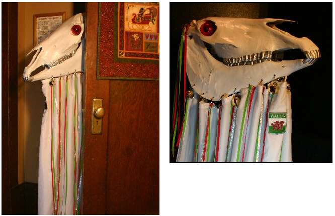 Modern day Mari Lwyd - Christmas News Stories