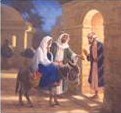Mary and Joseph - Inn at Bethlehem