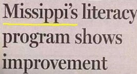 Mississippi Spelling Mistake